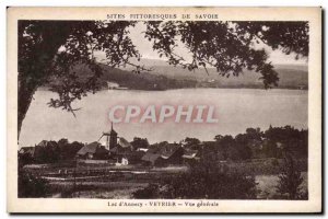 Lac d & # 39Annency - Veyrier - Vue Generale - Old Postcard