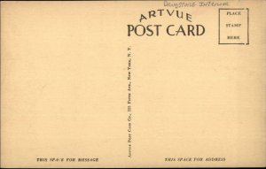 Amherst MA Wellworth Pharmacy Drugstore Interior Postcard