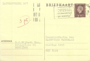 Netherlands postal stationery postcard queen Juliana Nederland Briefkaart