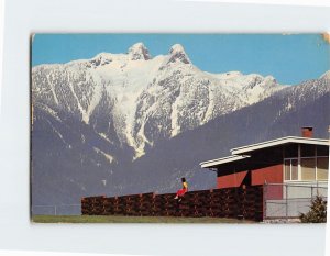 Postcard The Lions North Shore Mountains Vancouver BC Canada