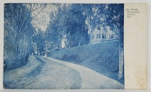 Maryland Md Tolchester Beach The Walk 1910 to Highspire Pa Postcard S12