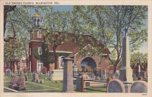 Old Swedes Church And Cenetery Wilmington Delaware 1940