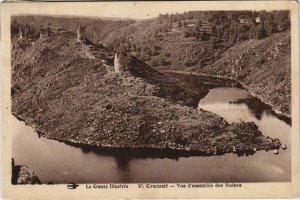 CPA CROZANT Vue d'Ensemble des Ruines (1144035)