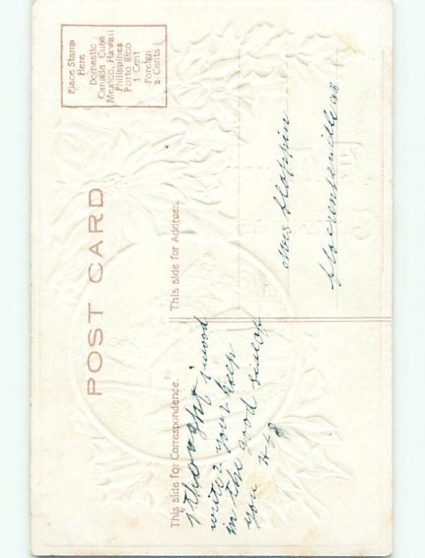 Divided-Back CHRISTMAS SCENE Great Postcard W9670