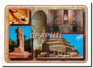 Postcard Modern Egypt Memphis Saqqara Pyramid of Sakkara Ramses II