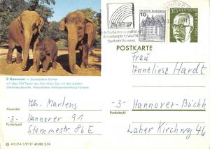 BR88877 hannover germany zoo elephant  animal animaux