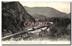 Old Postcard Saint Beat View On Carrieres Jack Du Chateau