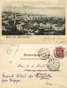 norway norge, HAMMERFEST, Panorama (1903) Postcard