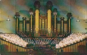 The Mormon Taqbernacle Choir Salt Lake City Utah