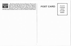 The Denver Zepher Train Burlington Route Between Chicago & Denver