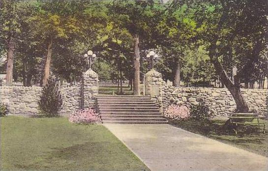 Virginia Harrisonburg Bond Memorial Gate And Approach To Massanetta Springs H...