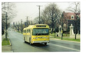 Dayton City Transit Trolley Coach, Stroop, Dayton, Ohio, 1972