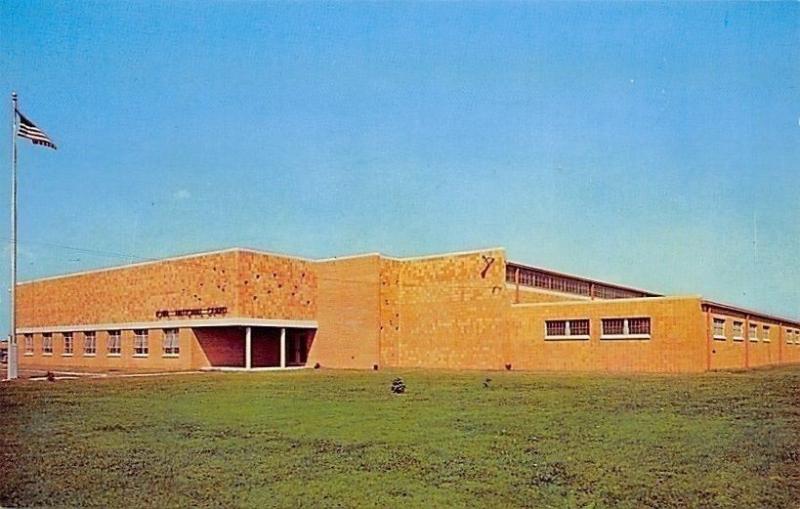 Fairfield Iowa~Iowa National Guard Building~1960s Postcard