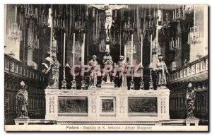 Old Postcard Padova Basilica di S Antonio Altare Maggiore