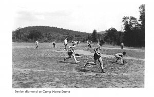 Spofford NH Senior Diamond at Camp Notre Dame Real Photo Postcard