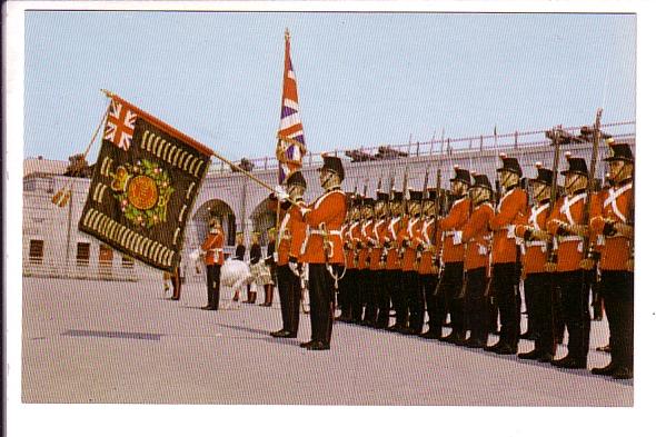 Soldiers with Guns and Flags, Old Fort Henry, Kingston, Ontario