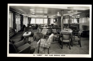 LS2347 - Booth Line Liner - Hubert , 1st class smoking room - postcard