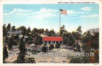 Boys' Scout Lodge Cheyenne, Wyoming, USA Boy Scouts Scouting Unused 