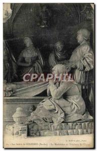 Old Postcard Solesmes La Madeleine at the Tomb of Christ