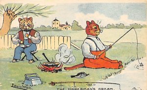 Publisher Davidson Bros, Series 6092 Artist Louis Wain unused 