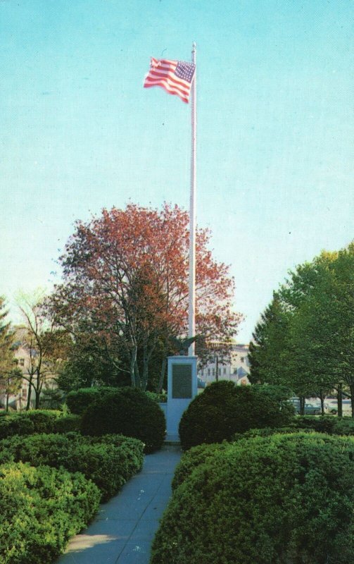 Postcard War Memorial Spanish-American Civil War Citizens Maynard Massachusetts