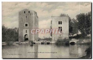 Paulhan Old Postcard The mill Rocmengarde (mill)