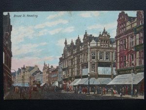 Berkshire READING Broad Street c1910 Postcard by Lambert Series