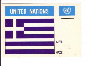 Greece,Flag, United Nations