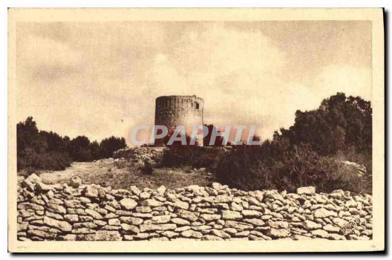 Postcard Old Windmill Fontvieille Moulin de Daudet View A letter from My Wind...