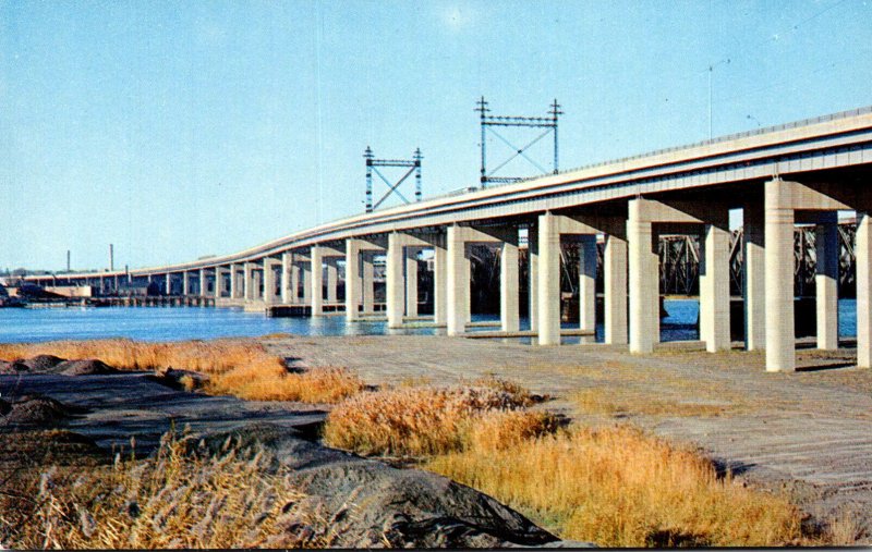 Connecticut The Connecticut Turnpike Crossing Housatonic River