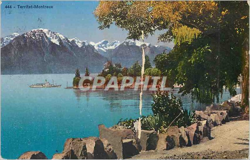 Old Postcard Territet Montreux