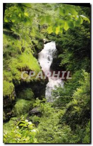 Modern Postcard At the heart of the Correze Gimel Cascade