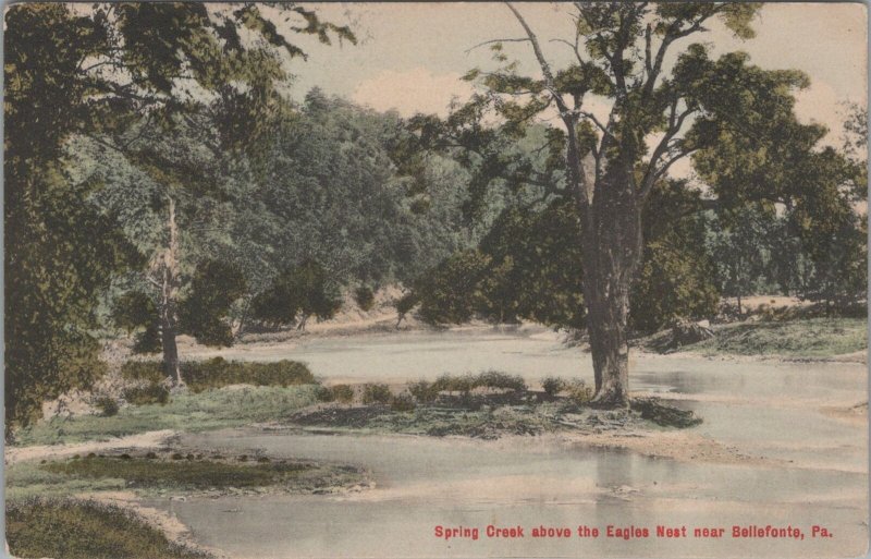 Postcard Spring Creek Above Eagles Nest Bellefonte PA