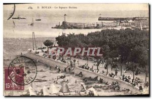 Old Postcard Royan Square Botton