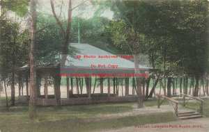 MN, Austin, Minnesota, Pavilion, Lafayette Park, Schleuder Paper Pub No 43