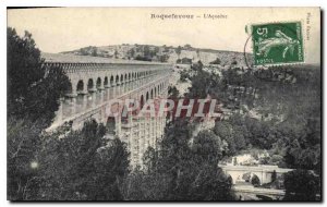 Old Postcard Roquefavour Aqueduct