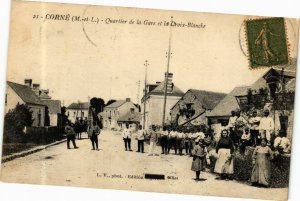 CPA CORNÉ - Quartier de la Gare et la Croix-Blanche (165366)