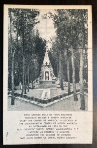 Vintage Postcard 1969 Mary the Center of America Shrine Orrin North Dakota