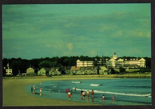 ME Gooch's Beach Colony Hotel KENNEBUNKPORT MAINE Postcard nr Kennebunk