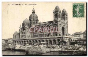 Marseille - The Cathedral - Old Postcard