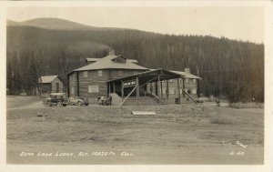 Sanborn RPPC E-60. Echo Lake Lodge, Idaho Springs CO Clear Creek County Unposted