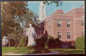 Vintage Postcard 1950-60's Statue of Noah Webster, West Hartford, Connecticut