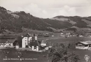 Reith Kitzbuhel Tirol Austria 1950s Real Photo Aerial Postcard