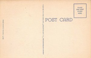 LPA84 Florida Postcard State Map 
