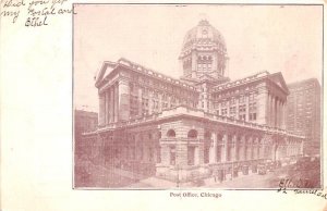 Post Office Chicago, Illinois, USA 1908 