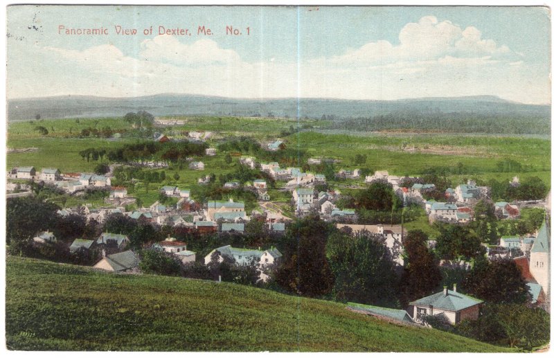 Panoramic View of Dexter, Me. No. 1