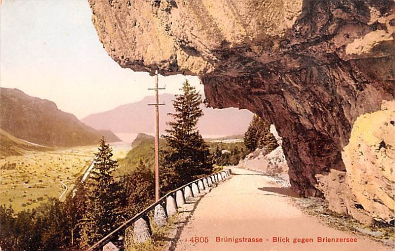 Brunigstrasse Blick gegen Breinzersee Switzerland Unused 