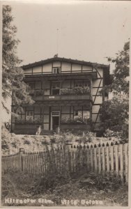 Hitzacker Germany Hotel Old Real Photo Postcard