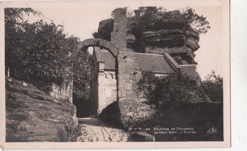 BF27683 hotel restaurant h batt chateau de haut barr  france  front/back image