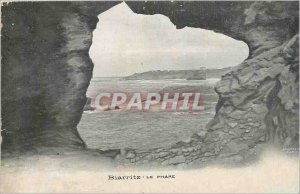 Old Postcard Biarritz Le Phare